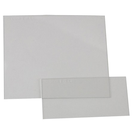 Sellstrom Clear Cover Plates Front and Back Set, PK10 S19451
